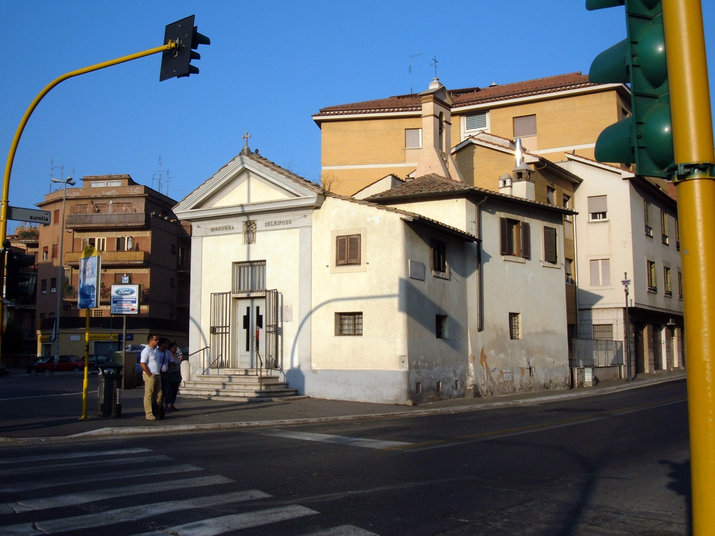 Chiesa di Santa Maria del Riposo sulla via Aurelia a Roma