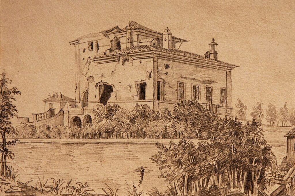 Rilievo di Roma preparatorio al plastico francese dell’assedio del 1849