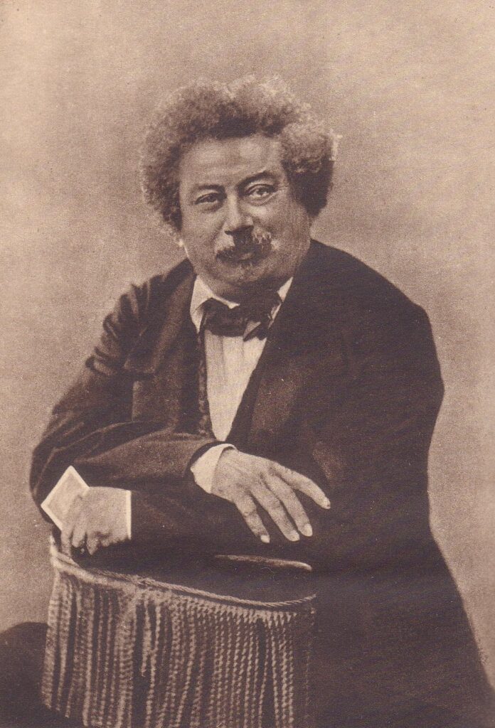 Alexandre Dumas padre, ritratto fotografico di Nadar